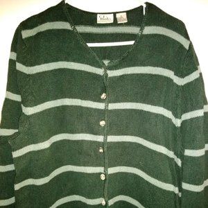 CJ Banks Long Sleeve V-Neck Sweater